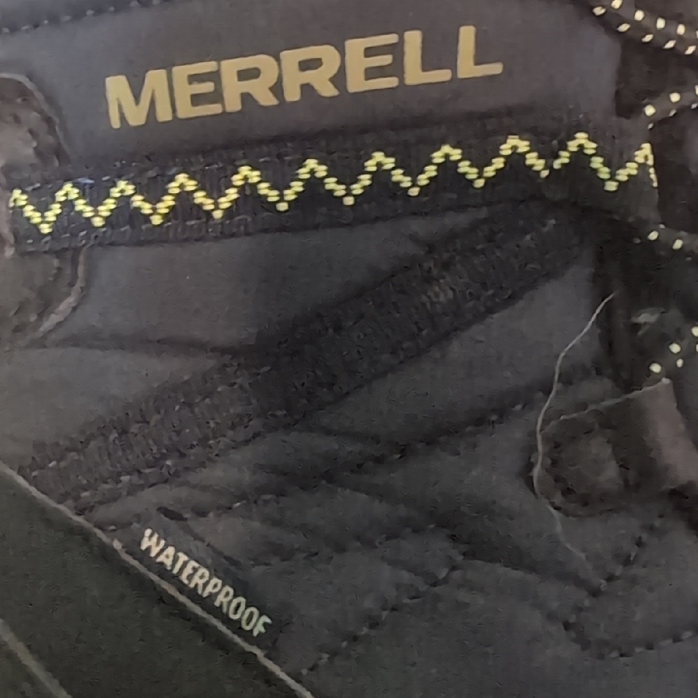 Women's Merrell Black Waterproof Winter Boots with Fur Lining Size 6 Medium - Picture 5 of 8